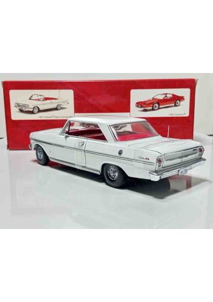 1:18 1963 Chevrolet Nova Diecast Metal Araba