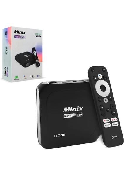 Minix Media Box 5g Android Tv Box 32 GB Hafıza, 2 GB Ram Bluetooth