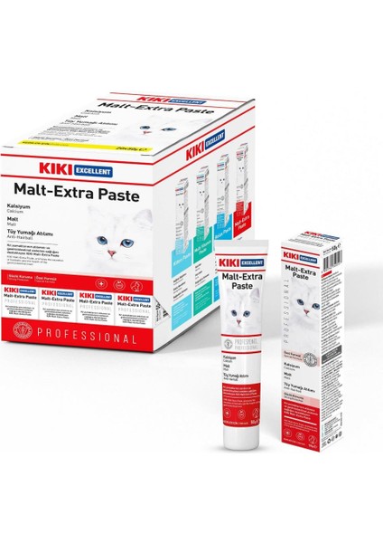 Kıkı Excellent Kedi Malt Extra Paste Macun 50 Gr. 20 Adet (Kutu)