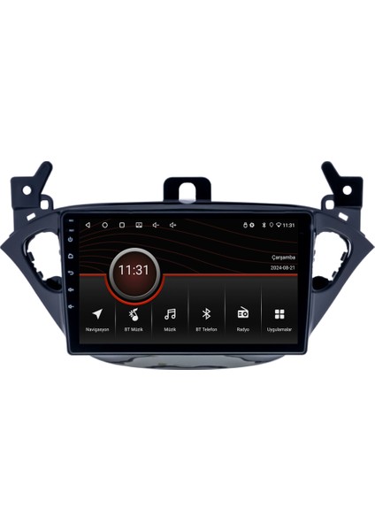 Opel Corsa E (2015-2019) Android 14 Multimedya Carplay 9 Inch 4 GB Ram / 64 GB Hafıza CRV-4403XR