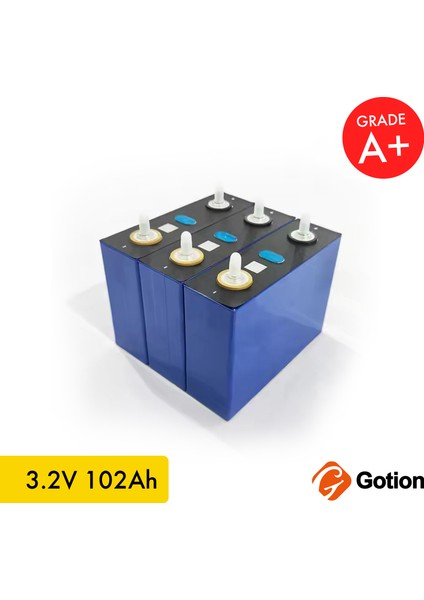 Gotion 102Ah LiFePO4 3.2V Hücre 2024 Üretim