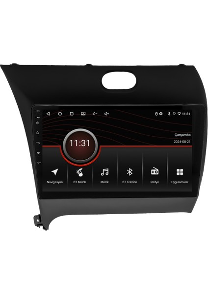 Kia Cerato (2016-2019) Android 14 Multimedya Carplay 9 Inch 4 GB Ram / 64 GB Hafıza CRV-4311XR