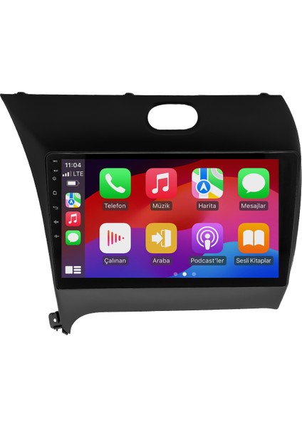 Kia Cerato (2016-2019) Android 14 Multimedya Carplay 9 Inch 4 GB Ram / 64 GB Hafıza CRV-4311XR