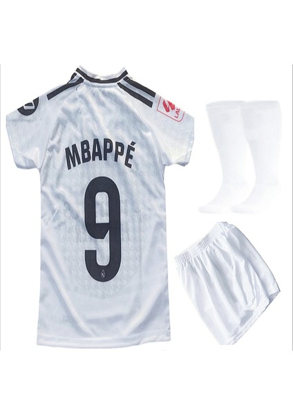 Çocuk Mbappe Forma + Şort + Çorap 3lü Set