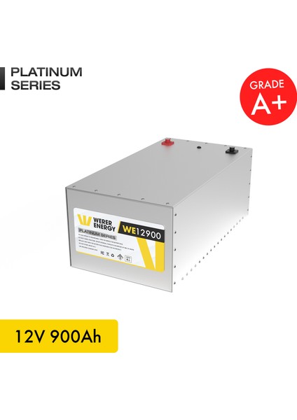 12V 900Ah LiFePO4 Platinum Series Bluetooth'lu Lityum Demir Fosfat Akü