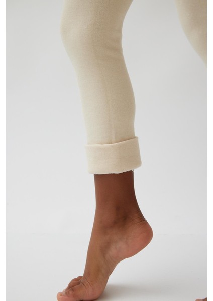 Pamuklu Çocuk Tayt Pantolon BEJ indirimleri