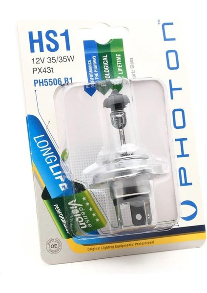 Hs1 12V 35/35W PX43T Blıster Ambalaj PH5506 B1