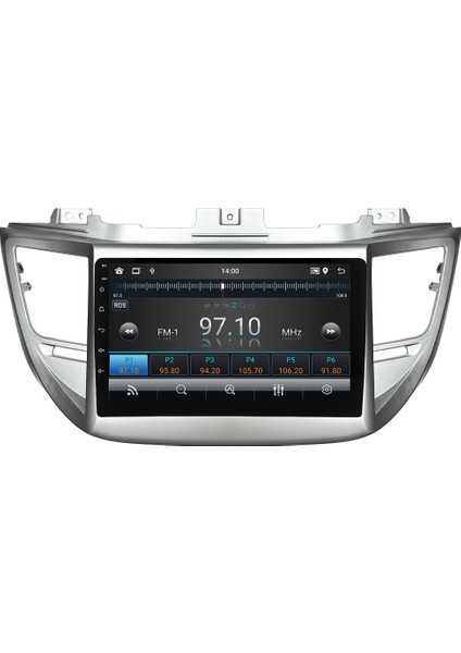 Hyundai Tucson (2015-2018) Android 14 Multimedya Carplay 10 Inch 4 GB Ram / 64 GB Hafıza CRV-4267XR
