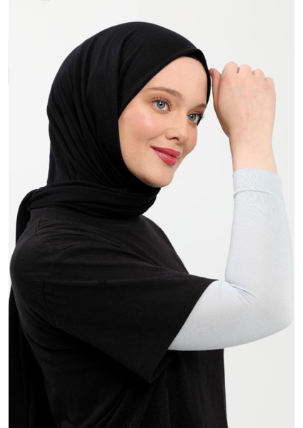 Düz Dikişsiz Pratik Likralı Tesettür Penye Namaz Kolluğu Beyaz fiyatları
