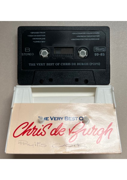 Chris De Burgh The Very Best Of 14 Classic Tracks Kaset (Dönem Glory Baskı Kaset)