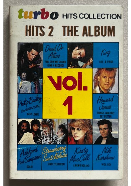 Turbo Hits Collection Hit 2 The Album Vol 1 Kaset (Dönem Foot Print Baskı Kaset)