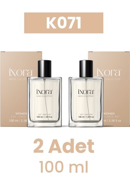 K071 Ficry (2 Adet) Kadın Parfüm 100 Ml Edp