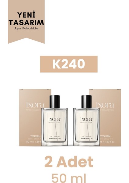 K240 Fame (2 Adet) Kadın Parfüm 50 Ml Edp