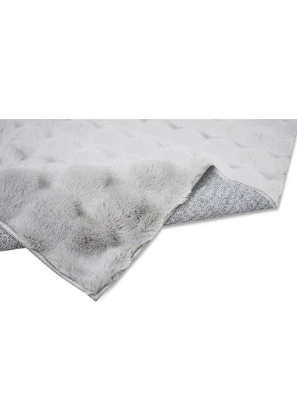 Molecule Peluş Halı Gri