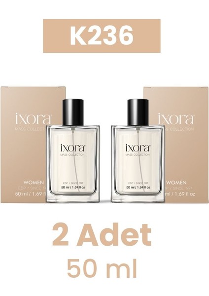 K236 Aristone (2 Adet) Kadın Parfüm 50 Ml Edp