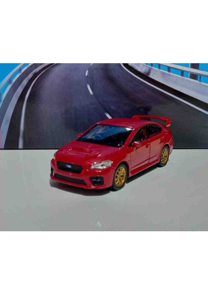 1:32 Subaru Wrx Sti Kırmızı Çek/bırak Metal Araba