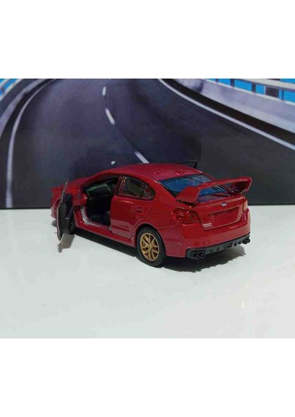 1:32 Subaru Wrx Sti Kırmızı Çek/bırak Metal Araba fiyatları