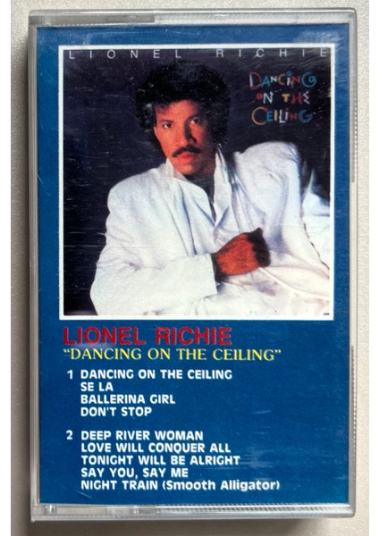 Lionel Richie Dancing On The Ceiling Kaset (Dönem Kağıt Baskı Kaset)