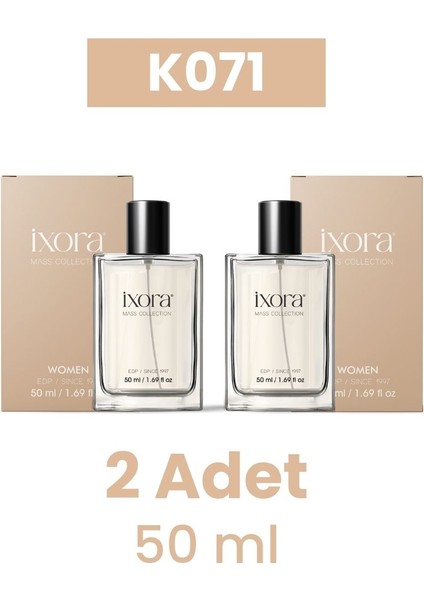 K071 Ficry (2 Adet) Kadın Parfüm 50 Ml Edp