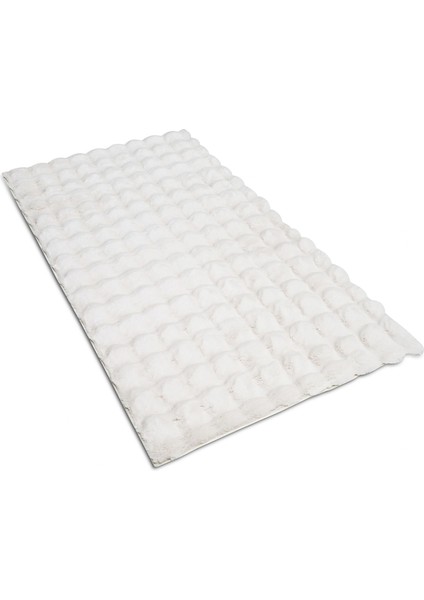 Molecule Peluş Halı Krem