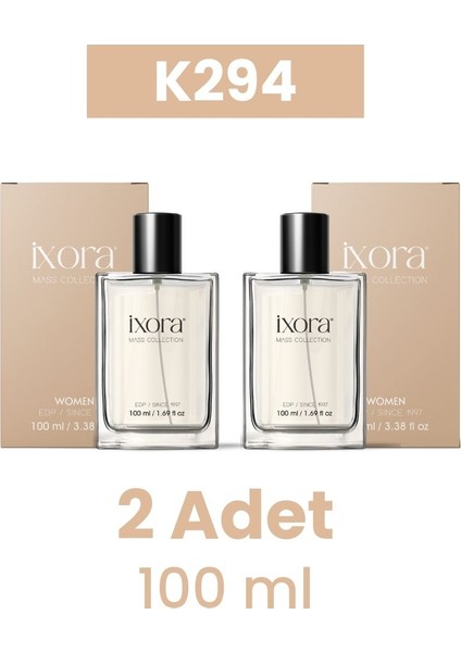 K294 Rose (2 Adet) Kadın Parfüm 100 Ml Edp