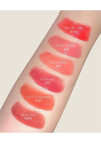 Hug Velvet Tint No:1 Be With, Vegan Mat Ruj