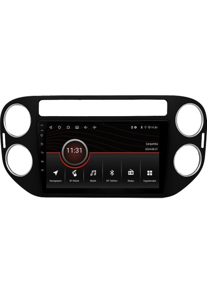 Volkswagen Tiguan (2008-2016) Android 14 Multimedya Carplay 10 Inch 4 GB Ram / 64 GB Hafıza CRV-4581XR