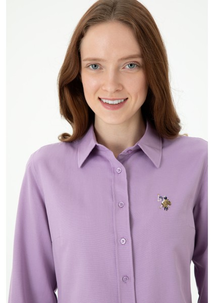 Kadın Lila Gömlek Basic 50271935-VR034 fiyatları