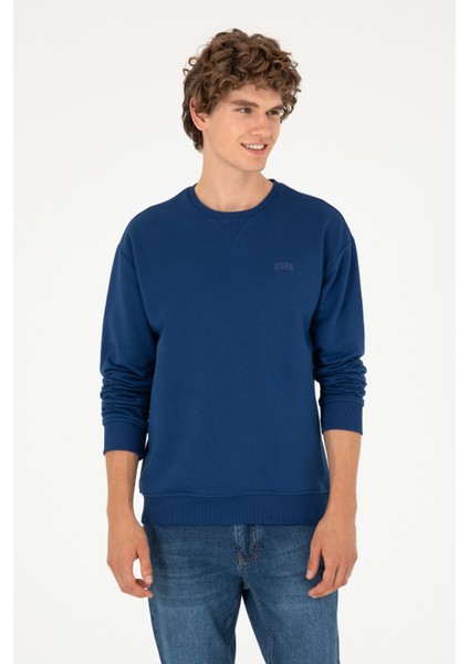 U.S. Polo Assn. Erkek İndigo Sweatshirt 50295148-VR028