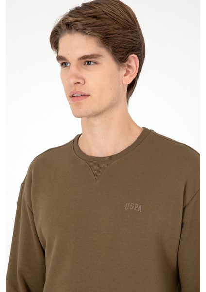 U.S. Polo Assn. Erkek Haki Sweatshirt 50295148-VR027