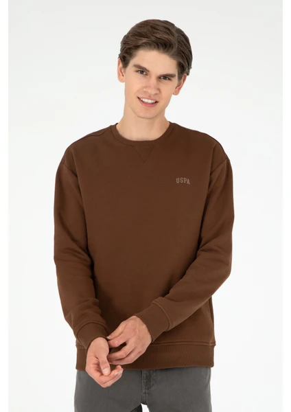 U.S. Polo Assn. Erkek Kahverengi Sweatshirt 50295148-VR029