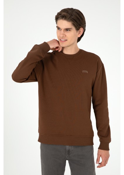 U.S. Polo Assn. Erkek Kahverengi Sweatshirt 50295148-VR029