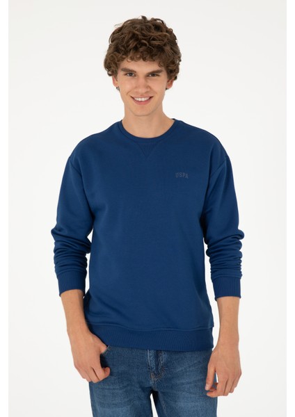 U.S. Polo Assn. Erkek İndigo Sweatshirt 50295148-VR028