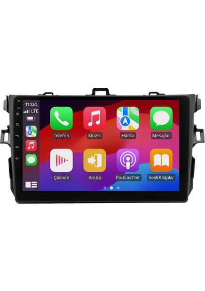 Toyota Corolla (2008-2012) Android 14 Multimedya Carplay 10 Inch 4 GB Ram / 64 GB Hafıza CRV-4543XR