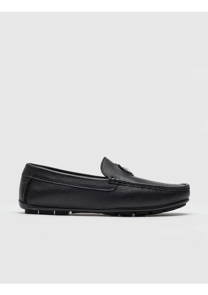 Deri Siyah Erkek Loafer