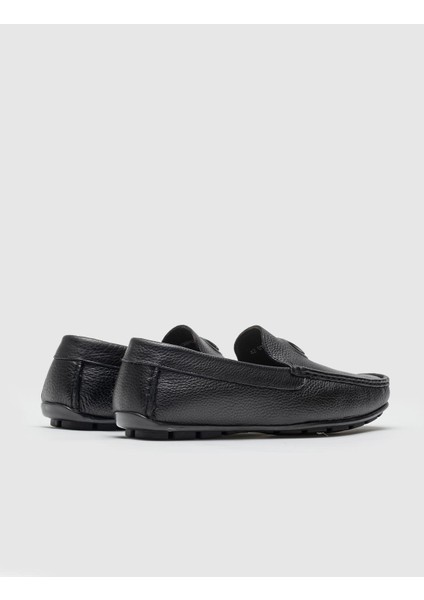 Deri Siyah Erkek Loafer