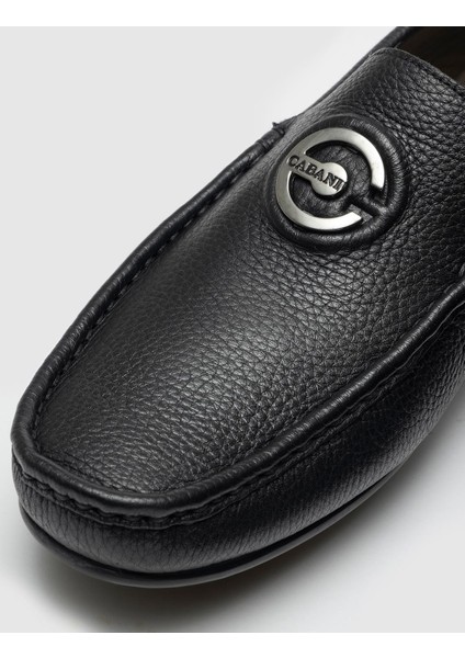 Deri Siyah Erkek Loafer