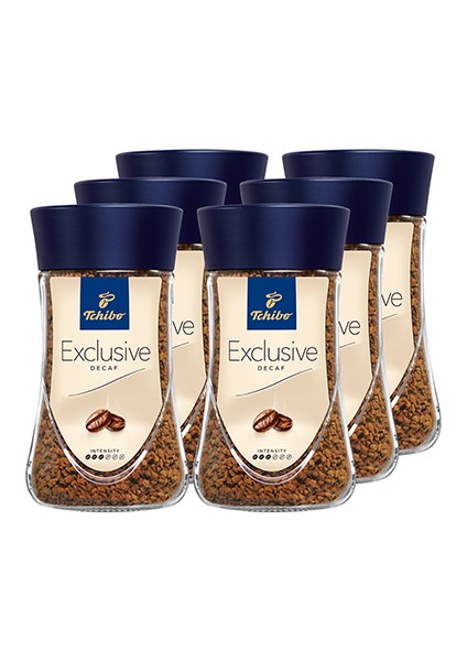 Exclusive Decaf Kafeinsiz Çözünebilir Granül Kahve 6 x 100 gr