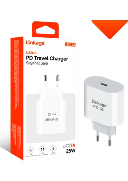 Pd Quick Charge 3A, 25W 1xusb-C Şarj Başlık Lkc-28