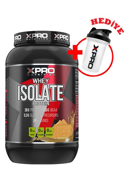 Xpro Whey Isolate Protein Tozu 1020GR Bisküvi Aroma