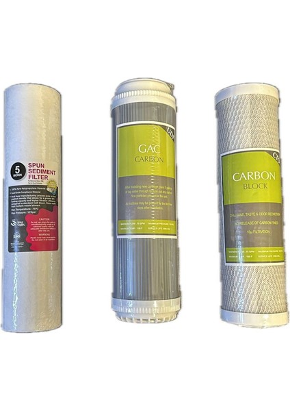 Filtre Üçlü Set - Açık Modeller Için