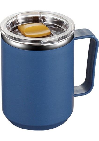 Tcherchı 450ML Kulplu Yalıtımlı Kahve Kupa, Ofis, Dış Mekan, Seyahat Için Çift Duvar Vakumlu Su Bardağı (Yurt Dışından)