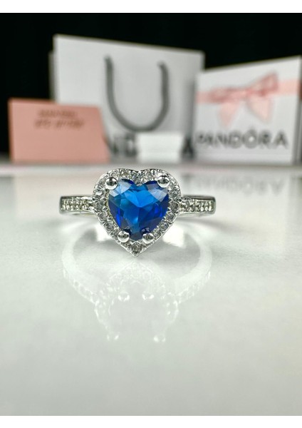 Görseldeki Kutu ile Birlikte Kalp Ayarlanabilir Ciddi Ilişki Yüzüğü Kalp Yüzük modelleri