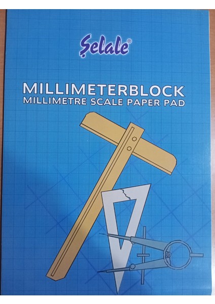 A4 Milimetrik Blok Defteri Mavi