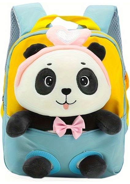 Panda Tasarımlı Peluş Sırt Çantası (Yurt Dışından)