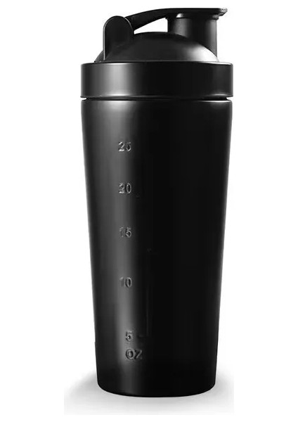 Tcherchı 750ML Paslanmaz Çelik Protein Tozu Çalkalayıcı Şişe Sızdırmaz Su Şişesi Spor Salonu Fitness Spor Için Peynir Altı Suyu Sallar Bardak Ölçekli (Yurt Dışından)