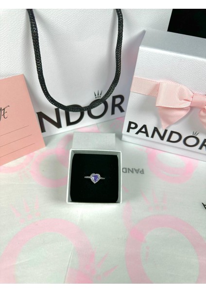 Görseldeki Kutu ile Birlikte Kalp Ayarlanabilir Ciddi Ilişki Yüzüğü Kalp Yüzük