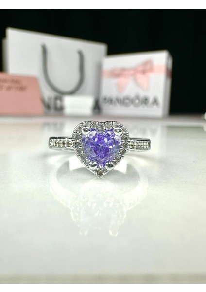 Görseldeki Kutu ile Birlikte Kalp Ayarlanabilir Ciddi Ilişki Yüzüğü Kalp Yüzük modelleri