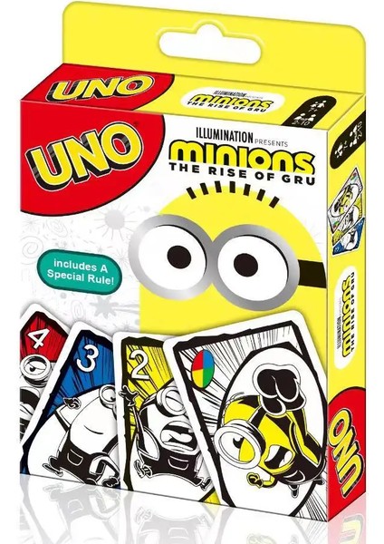 Uno Minions Çocuk ve Aile Kart Masa Oyunu (Yurt Dışından)