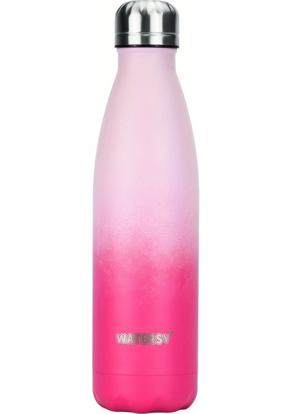 Tcherchı 500ML Çift Duvarlı Paslanmaz Çelik Metal Su Şişeleri, Günlük Kullanım Için Vakumlu Termos Şişeler, Spor, Spor Salonu, Seyahat, Okul, (Yurt Dışından)
